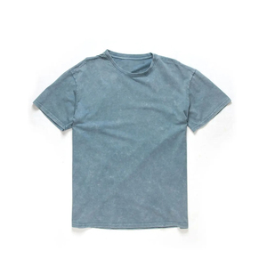 300Grams Heavy Washed Distressed Oversized Solid Men T-shirt Unisex Fashion Tee-High Quality Cotton <b>Tshirt</b> and Breathable - Product Image 6