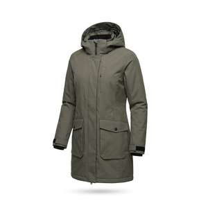 Chaquetas de Plumón para Mujer, Color Sólido, para Invierno, Abrigo Oficial para Mujer, Ropa Abrigada para Invierno - Product Image 1