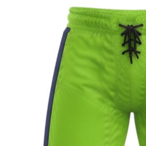 Pantalones Cortos Deportivos Sublimados Verde Lima para Hombre, con Cordón Ajustable y Franja Lateral, para Entrenamiento de Hockey sobre Hielo, Ropa Deportiva para Equipo - Product Image 4