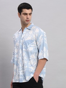 Handmade Cotton Printed <b>Shirt</b> Men Summer Wear Casual <b>Shirt</b> Indian Party Wear <b>Shirt</b> - Product Image 3