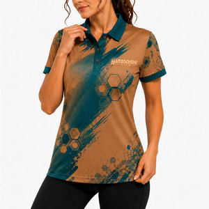 Polos Modernos de Corte Ajustado, Color Sólido, Ideales para Viajar, Suaves al Tacto, la Mejor Colección de Verano para Mujer - Product Image 1