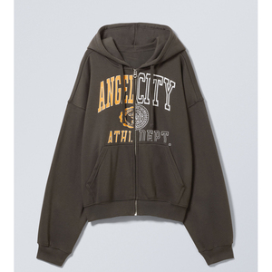 เสื้อฮู้ดซิปเต็มตัวลายพรางพร้อมโลโก้สั่งทำพิเศษสำหรับผู้ชาย ปี 2026 ผ้าฝ้าย 100% ระบายอากาศได้ดี แบรนด์ FIT FASHION - Product Image 2
