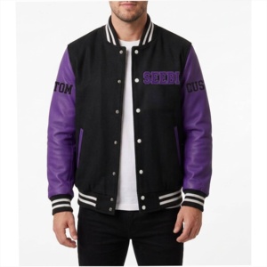 Veste universitaire unisexe de haute qualité avec poche, logo personnalisé, design de marque, service OEM - Product Image 6