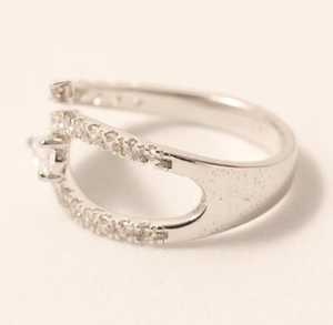 แหวนเปิดวงประดับเพชรทรงใบไม้มอยส์ซาไนต์ ดีไซน์เก๋สำหรับผู้หญิง เงินแท้ 925 เครื่องประดับสุดพิเศษสำหรับเจ้าสาว ของขวัญงานแต่งงาน - Product Image 5