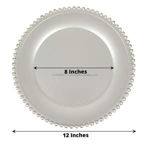 Assiette de service en métal martelé à la main pour les mariages à destination ou les fêtes à thème avec une esthétique rustique et luxueuse - Product Image 3