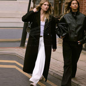 Abrigo Largo de Invierno para Mujer de Alta Calidad, Largo, de Lona, Transpirable, Informal, en Oferta - Product Image 5