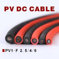 Câble solaire photovoltaïque DC haute tension Jinda JD H1Z2Z2K 1000V 4mm/6mm, isolation EPR, gaine XLPO, IP65, résistant aux UV et aux flammes