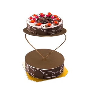 Dernier design Espaceur de gâteau en forme de cœur métallique Design de cœur Support à dessert Serveur de gâteaux Support à cupcakes - Product Image 3