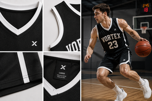 Uniformes de Baloncesto Sublimados Personalizados X Sports City, Uniformes de Equipo Transpirables de Poliéster para Hombre, Personalizados con Nombre y Número - Product Image 3