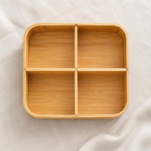 กล่องข้าวไม้ไผ่แบบมีฉากกั้นถอดออกได้ ขายส่ง - กล่องเก็บอาหารรักษ์โลก - Product Image 4