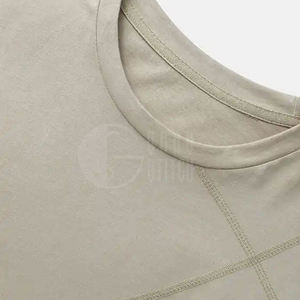 เสื้อยืดแขนสั้นผู้ชายคุณภาพสูง ผลิตจากผ้าฝ้าย 100% สำหรับขายออนไลน์ เสื้อยืดคอกลมชายแบบสั่งทำพิเศษ - Product Image 6