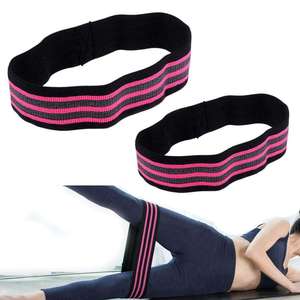 Extra strong elastic training straps for home workouts hip resistance bands improving leg strength hips daily exercise routine - Product Image 3