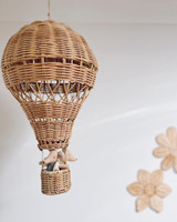 Produit de haute qualité - Ballon à air chaud en rotin tressé - Décoration de chambre pour enfants et nourrissons