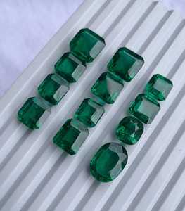 อัญมณีสีเขียวจากโคลอมเบียสำหรับทำเครื่องประดับอัญมณีสีเขียวตัดแบบเจ้าหญิงเกรด AAA - Product Image 5