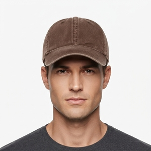 Gorra de Béisbol para Hombre, Estilo Urbano, Diseño Simple con Visera, Hebilla Dorada de Cobre, Ajustable, 100% Algodón, Gorra Deportiva para el Sol - Product Image 6