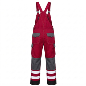 Waterproof Breathable Hi Vis Rain Dungarees High Visibility <b>Bib</b> Pants Heavy Duty Hi Vis <b>Bib</b> And Brace For Industrial Use - Product Image 2