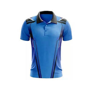 Nouveaux uniformes de cricket à prix avantageux pour hommes, manches courtes, 100% polyester, logo personnalisé, impression par sublimation, nom et numéro de l'équipe imprimés - Product Image 3