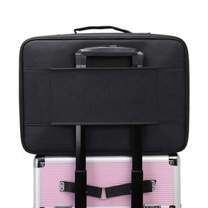 Borsa Organizer Professionale per Trucchi da 16 Pollici, Grande e Portatile, con Scomparto Regolabile per Pennelli, Ideale per Viaggi - Product Image 4