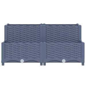 Medium Durable Blue Grey Polypropylene Raised <b>Bed</b> Grow <b>Bags</b> - Product Image 3
