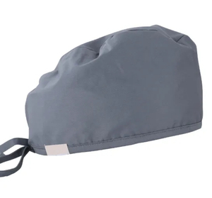 Casquette chirurgicale unisexe en coton pur, couleur unie, avec logo personnalisé, ajustement élastique, pour médecins, dentistes, infirmières et professionnels de la beauté - Product Image 1