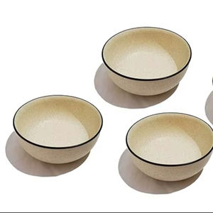 Tazón de Cerámica Hecho a Mano Ecológico de Primera Calidad para Fiestas, Apto para Lavavajillas y Congelador, Esencial para la Cocina y el Comedor - Product Image 1