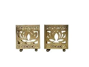 Plateau carré en métal traditionnel, best-seller, décoration d'intérieur de haute qualité, éclairage festif de Noël, de Pâques, bougeoir écologique - Product Image 3