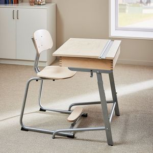Conjunto de Silla y Escritorio Metálico Premium para Niños, para Actividades Educativas, Lectura, Escritura, Dibujo y Proyectos Creativos - Product Image 6