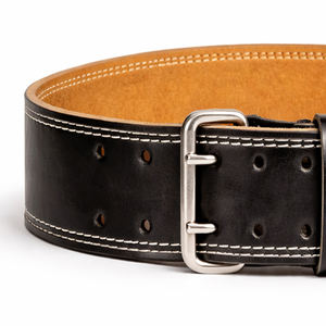 Cinturón de Entrenamiento de Cuero Vacuno de Alto Rendimiento SAAR INDUSTRIES - Soporte Profesional para Atletas, Resistente y Fuerte para Entrenamiento Intenso - Product Image 4