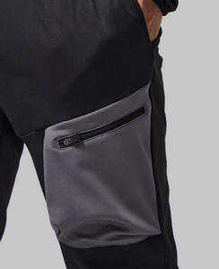 กางเกงวอร์มผ้าคอตตอนสำหรับผู้ชายกางเกงสำหรับใส่เดินบนถนนกางเกงขายาวผ้าคอตตอนผ้าเกล็ดปลาน้ำหนักมากกำหนดได้เอง - Product Image 3