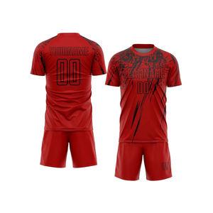 Maillots de football personnalisés par sublimation |   Fabrication de vêtements OEM au Bangladesh, tissu polyester à séchage rapide, design d'équipe - Product Image 3