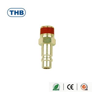 THB High Pressure American Type Air <b>Universal</b> <b>Plug</b> Male NPT Thread International type 3/8" body - Product Image 2