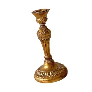 Gold Aluminium Pillar Candle Holder <b>Small</b> Desktop Candle Stand for Dinner Table Party & Living Room Decor At Export from india - Product Image 6