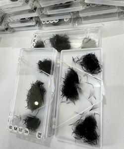 Extension de Cils Méga Volume Marque Privée Cachemire M curl 8-25mm Vente en gros Fourniture de Plateau d'Extension de Cils en Velours Foncé Mat Vison - Product Image 2