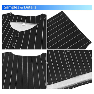 Camiseta de Béisbol Personalizada con Letras y Números Bordados, Estilo Urbano, para Softbol - Product Image 3