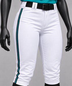 Conjunto de uniforme de softbol para mujer, pantalones de béisbol con cuello en V, ropa deportiva para equipo, impresión de número personalizado - Product Image 6