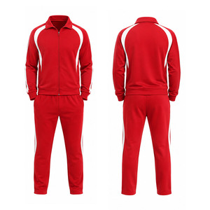 Custom Sport Tracksuits for Men Fleece Athletic Training Set Zip Jacket Jogger <b>Pants</b> Wholesale Gym Wear Manufacturer OEM Factory - Product Image 6