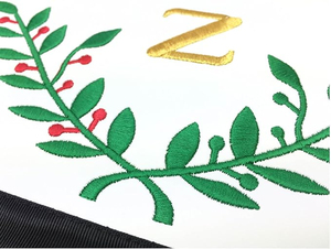 Tabliers maçonniques rectangulaires brodés à la main de haute qualité, service OEM en gros, respirants, pour hommes, vente en gros de régalia - Product Image 5