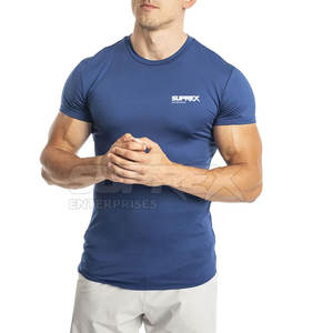 Camiseta Deportiva Moderna de Punto para Hombre, Transpirable, Elástica, de Secado Rápido, Manga Corta, para Fitness, Running y Entrenamiento - Product Image 2