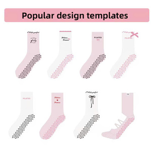 Chaussettes personnalisées pour femmes JZVINA, décorées d'un nœud rose, respirantes, en coton tricoté et fibre de bambou, élégantes pour un usage quotidien au printemps - Product Image 6
