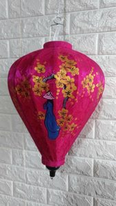 Silk <b>Lantern</b> Vietnam for Garden Outdoor Decor Hanging <b>Lamp</b> Handmade Festival Lighting Supply - Product Image 3