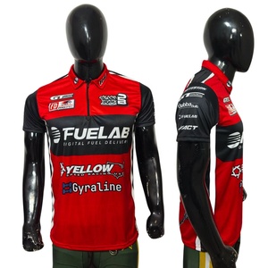 Conception personnalisée, 100% polyester, tricoté, impression numérique, séchage rapide, chemises de course pour hommes, respirantes, course, OEM BSB - Product Image 1