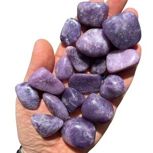 Natural Purple Lepidolite Tumbled <b>Stones</b> Irregular Shape DIY Healing Crystal Reiki Meditation Stress Relief Wholesale Chakralume - Product Image 3