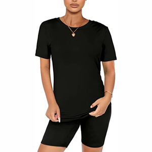 Conjunto Casual de Verano 2026 para Mujer, Top Corto con Estampado de Letras y Pantalones Cortos a Juego, Conjunto de Dos Piezas - Product Image 5