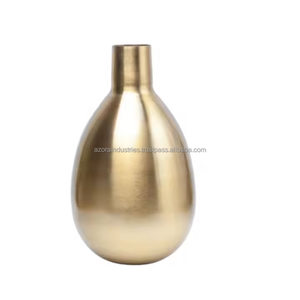 Florero de hierro de primera calidad, elegante mesa hecha a mano, centro de mesa de boda, decorativo para eventos en casa por las industrias Azora - Product Image 4