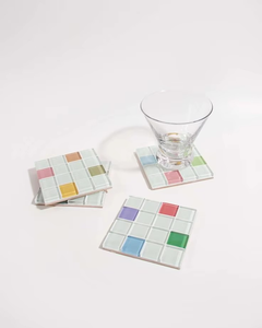 Juego de Posavasos de Mosaico Hechos a Mano TCE, Vajilla Decorativa Premium, Posavasos Resistentes al Calor para Hogar, Oficina, Regalo y Suministro al por Mayor - Product Image 2