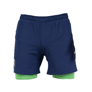 Shorts décontractés et utilitaires pour hommes en toile, élasthanne et polyester, anti-plis, taille mi-haute élastique, durables, extensibles, avec poches avant solides - Product Image 1