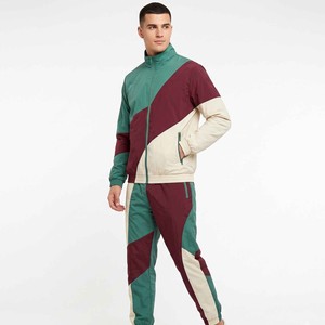 Wholesale OEMFactory Custom 3m Reflective Print Windbreaker <b>Jacket</b> and Nylon Pants Men Windbreaker Tracksuit - Product Image 2