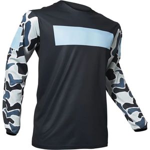 เสื้อเจอร์ซีย์มอเตอร์ครอสผู้ชายไซส์ใหญ่ ระบายอากาศได้ดี ผลิตจากผ้าฝ้าย % 100 ใช้ได้ทุกฤดู ดีไซน์ปรับแต่งได้ พิมพ์ลายดิจิทัล แขนยาว รับผลิตแบบ OEM MIRZ - Product Image 5