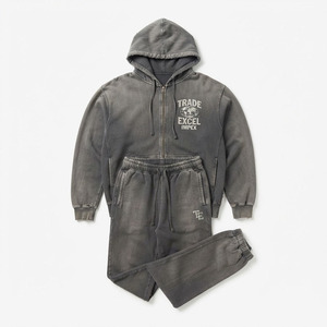 <b>Mens</b> Solid Winter <b>Track</b> <b>Jacket</b> and Shorts Combo Tracksuit Windbreaker Zipper <b>Track</b> Sweatpants 2 Pieces Set - Product Image 6