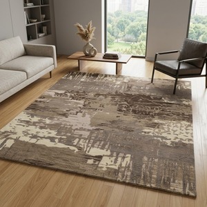 Artisan <b>Crafted</b> Tufted <b>Wool</b> Rug With Textured Finish And Elegant Pattern Options For Living Room Floor Decoration - Product Image 2